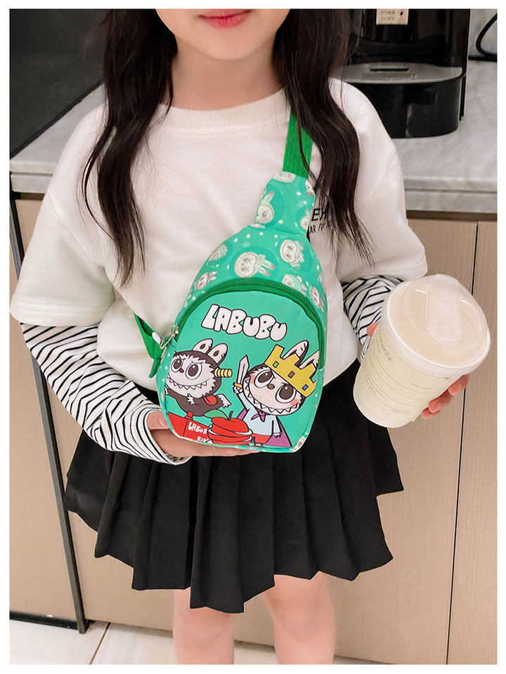 Children's labubu Fanny bag cartoon Labubu crossbody bag coin purse