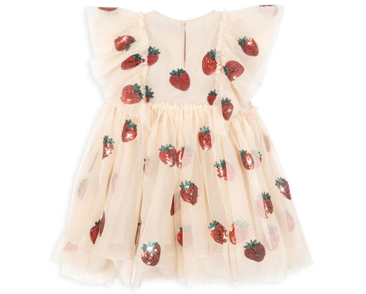 Strawberry sequin tutu dress for girls-preorder