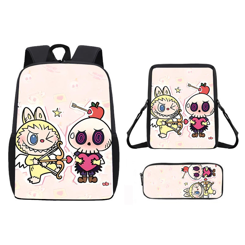 Labubu school bag 3PCS set backpack pencil case