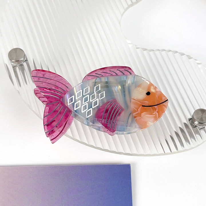 Goldfish acetic hair hark clip Personalized hair clip