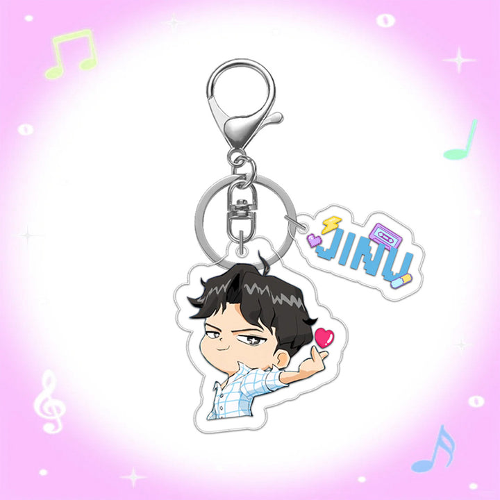 Kpop Demon Hunters acrylic mini keychain