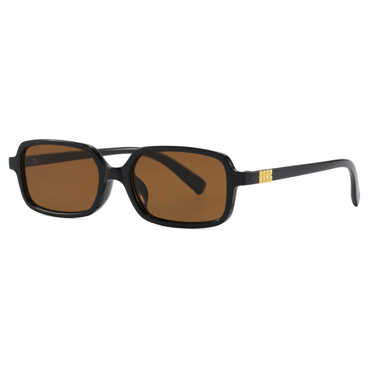 Square small frame sunglasses for women