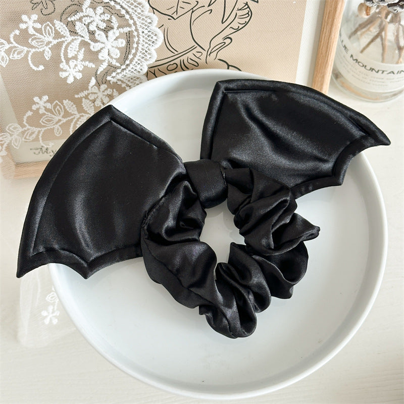 Halloween Hair Accessories Party Bat Bow Intestine Hair Ring