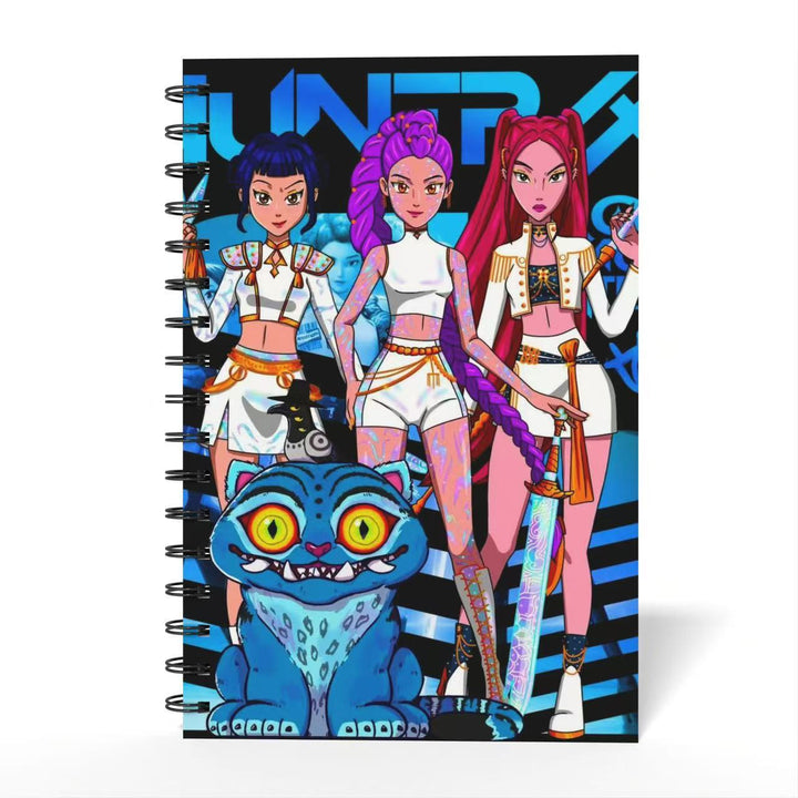 Kpop Demon Hunters coil notebook