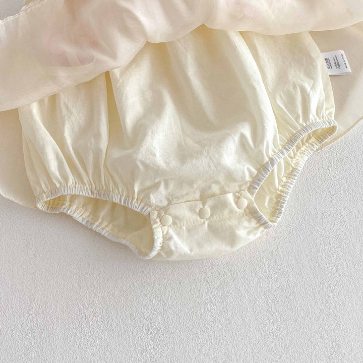 Baby girls summer sling flower romper
