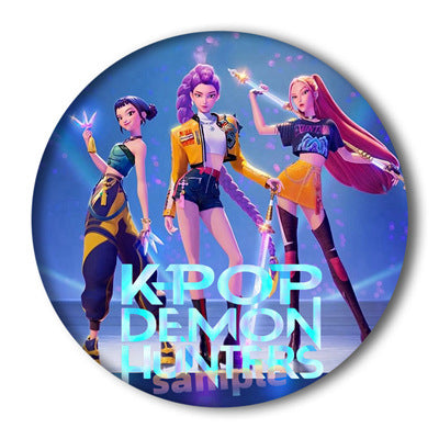 K-pop Demon Hunters Inspired Badges