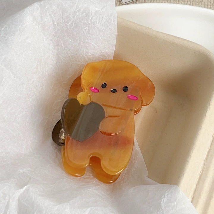Cute sweet pet acetate hair claw clips