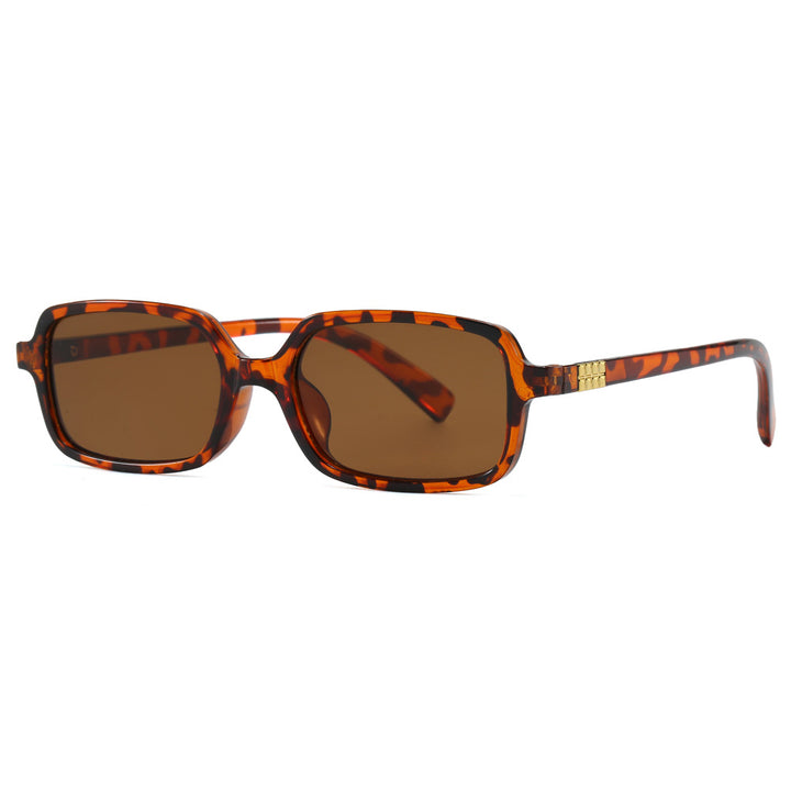 Square small frame sunglasses for women