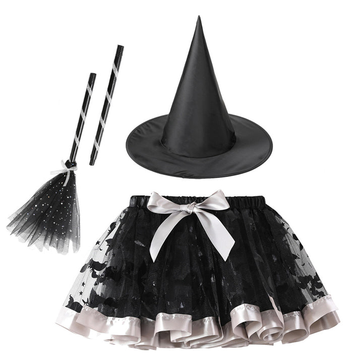 Halloween little devil mesh tutu skirt Halloween costumes
