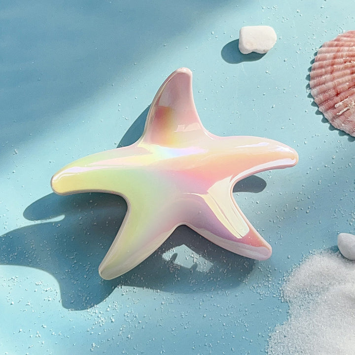 Gradient starfish hair clip beach seaside hair accessories