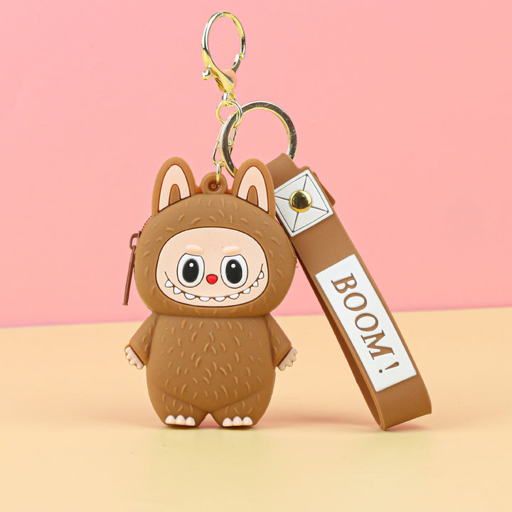Labubu cute key chain coin purse labubu gift