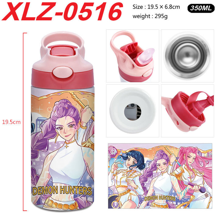 KDH K-pop inspired Stainless steel thermos Cups students Tumblers-350ml