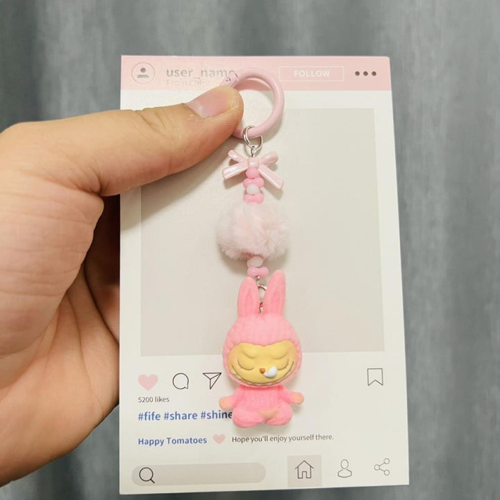 LABUBU Lazy Yoga Series Keychain Blind Box