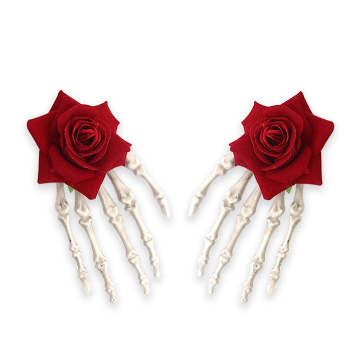 Halloween Skeleton Hand Hair Clip Halloween Party hair accessories