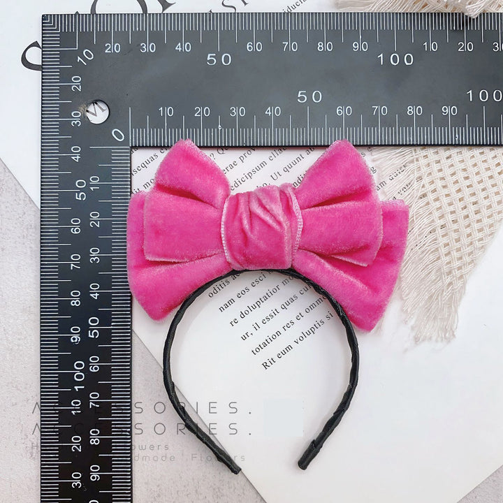 Handmade Velvet Bow Headband for dolls labubu headband