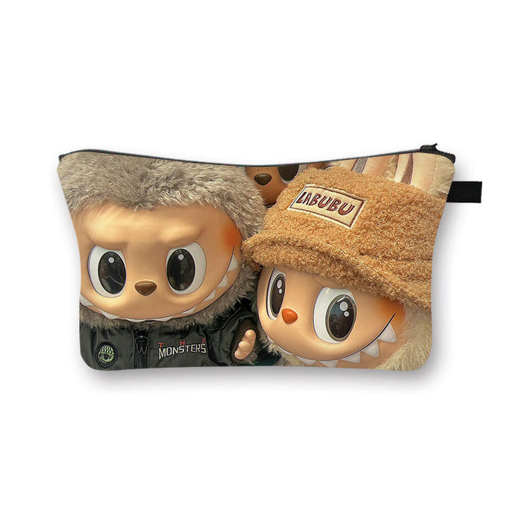 Labubu cosmetic bag portable toiletry bag
