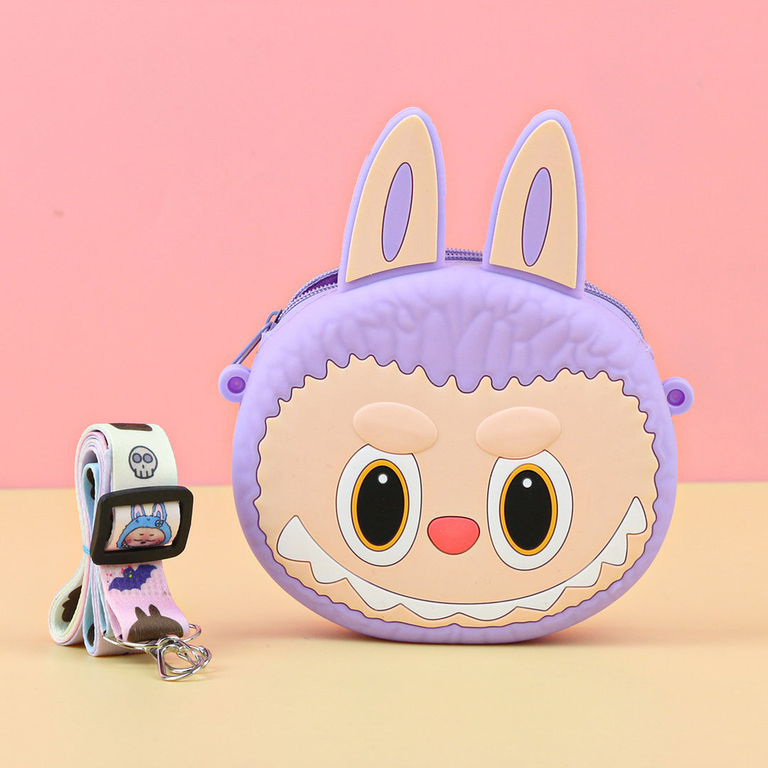 Labubu cute silicone crossbody bag labubu gift
