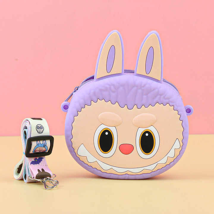 Labubu cute silicone crossbody bag labubu gift