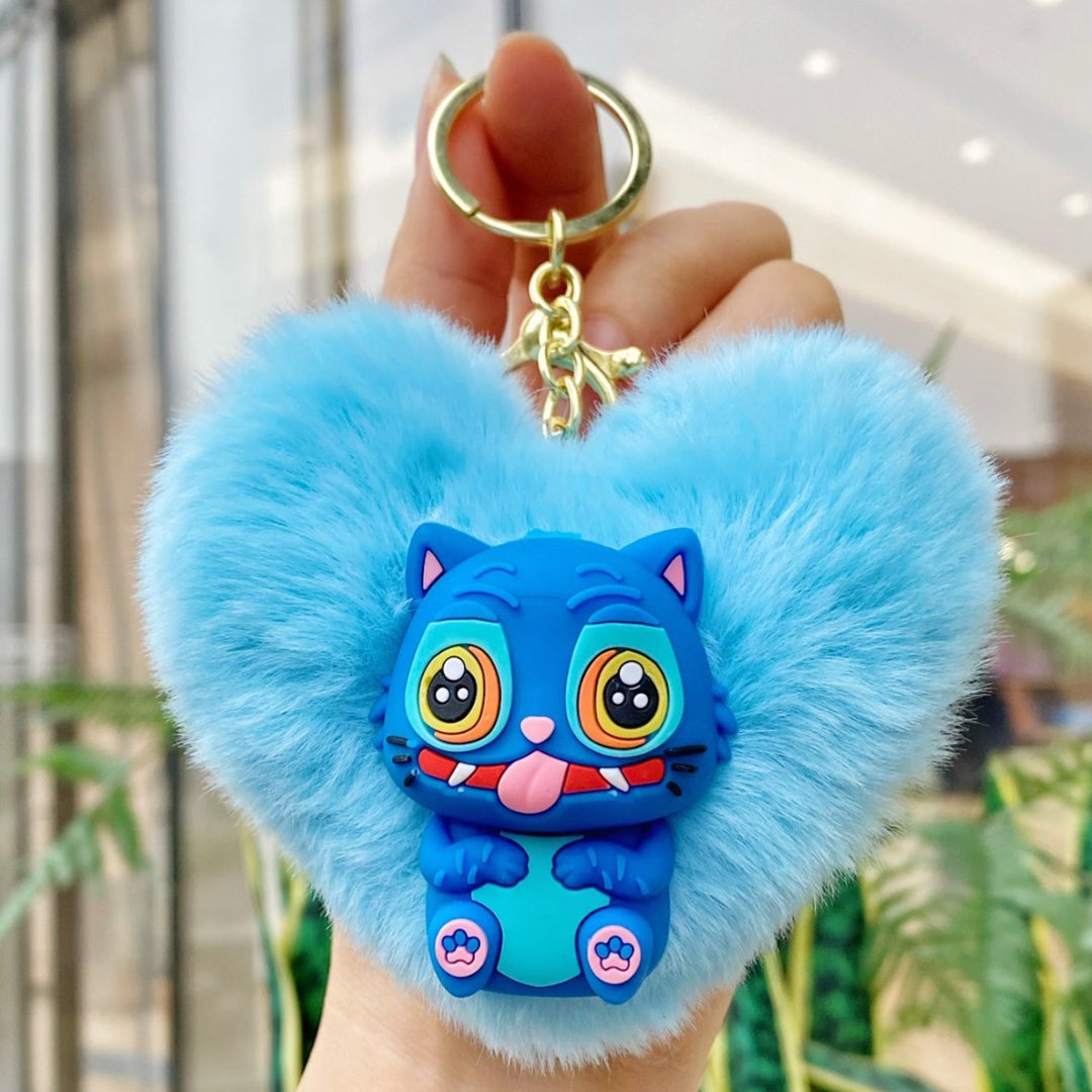 KDH K-pop inspired cute Plush keychain pendant