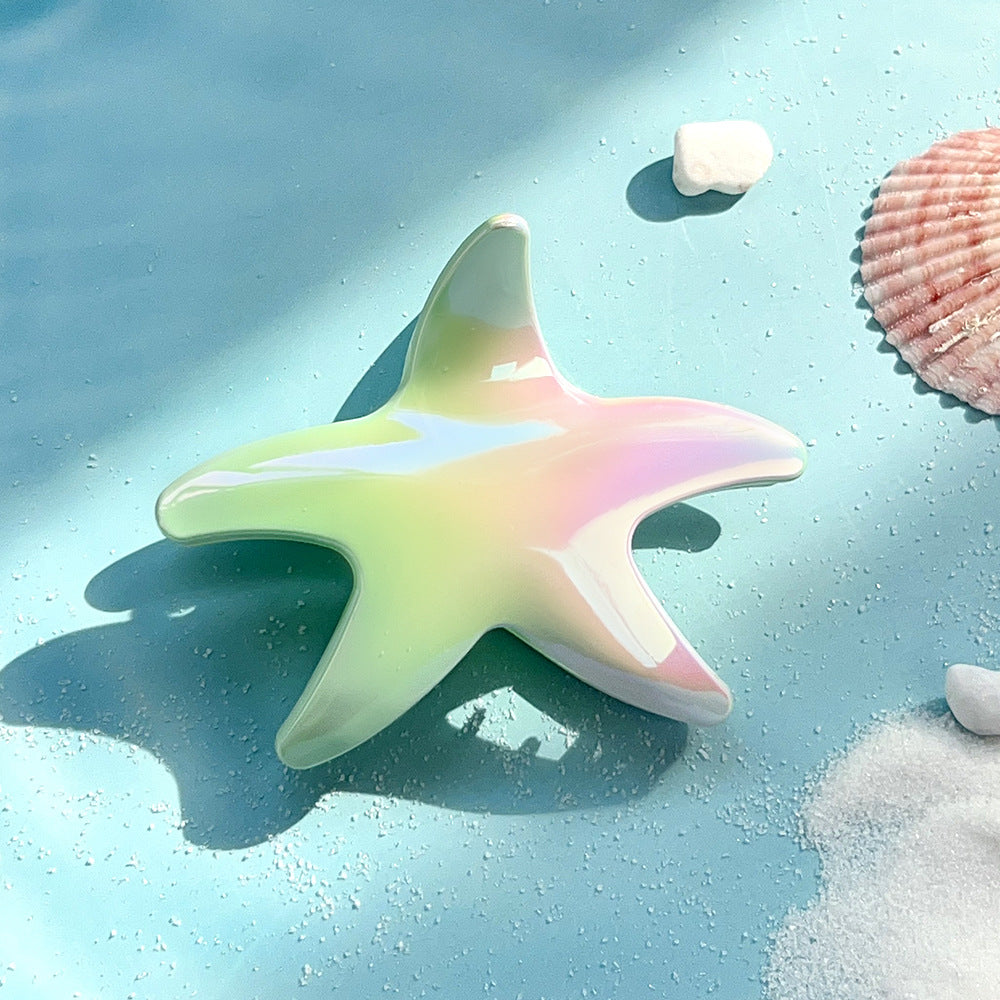 Gradient starfish hair clip beach seaside hair accessories