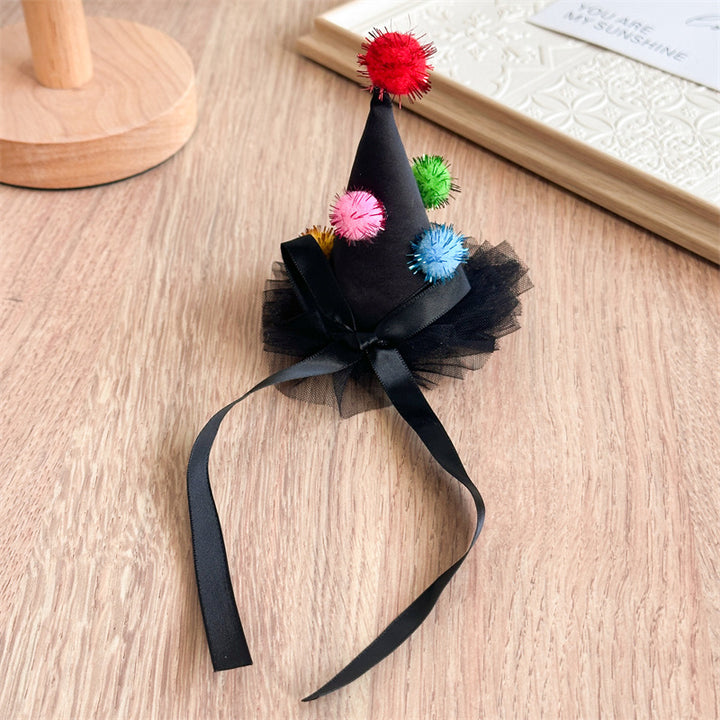 Halloween witch hat festival costume hair clip