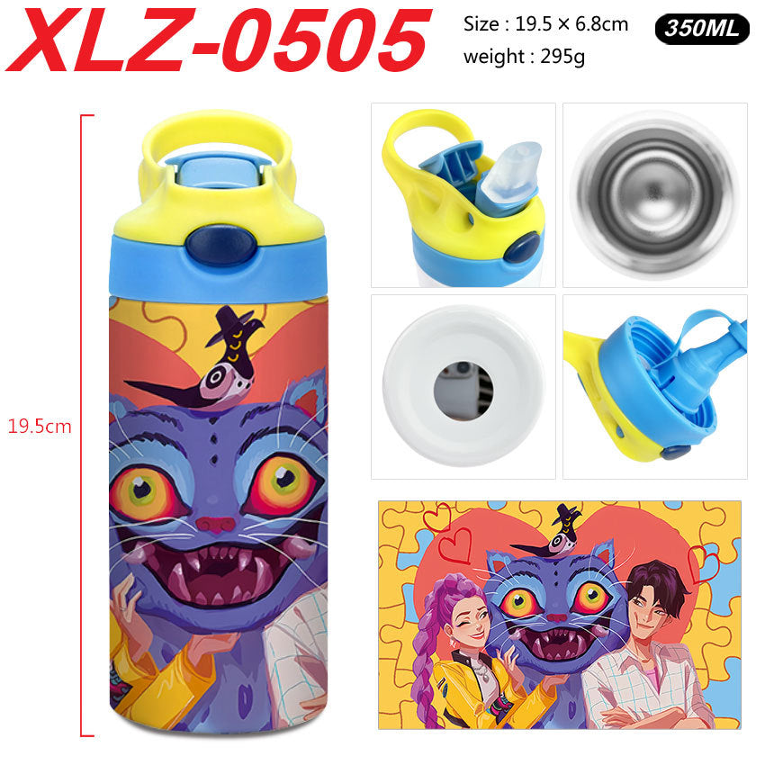 KDH K-pop inspired Stainless steel thermos Cups students Tumblers-350ml