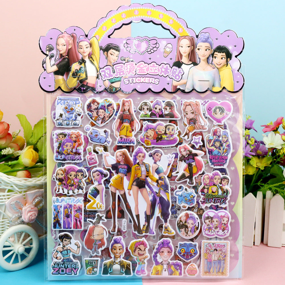 KDH K-pop inspired 3D Bubble Stickers
