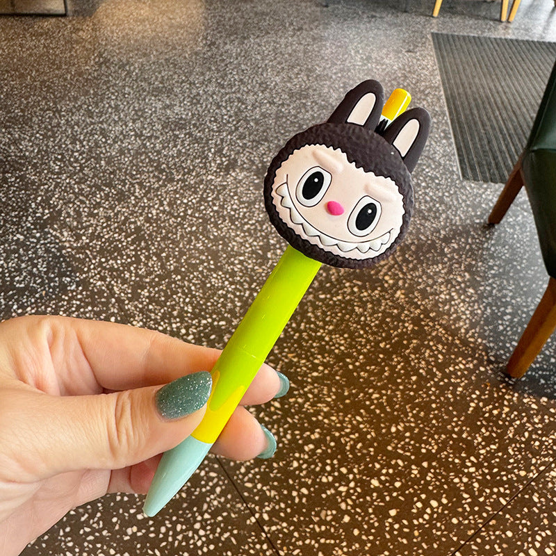 Labubu cartoon patch gel pen cute labubu pen