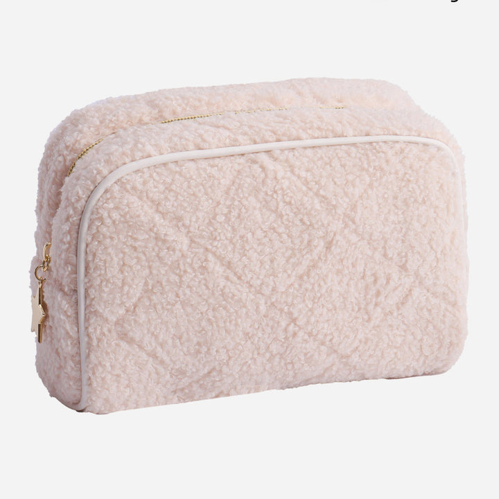 Plush cosmetic bag portable pillow bag storage bag