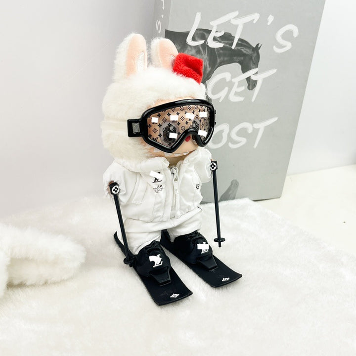 Labubu luxury ski wear snowboard 4pcs set
