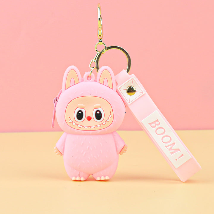 Labubu cute key chain coin purse labubu gift