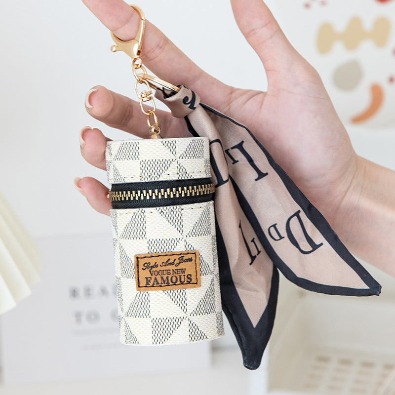 Designer mini Bag keychain lipstick bag