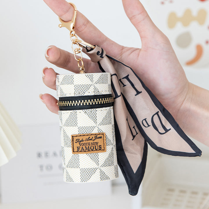 Designer mini Bag keychain lipstick bag