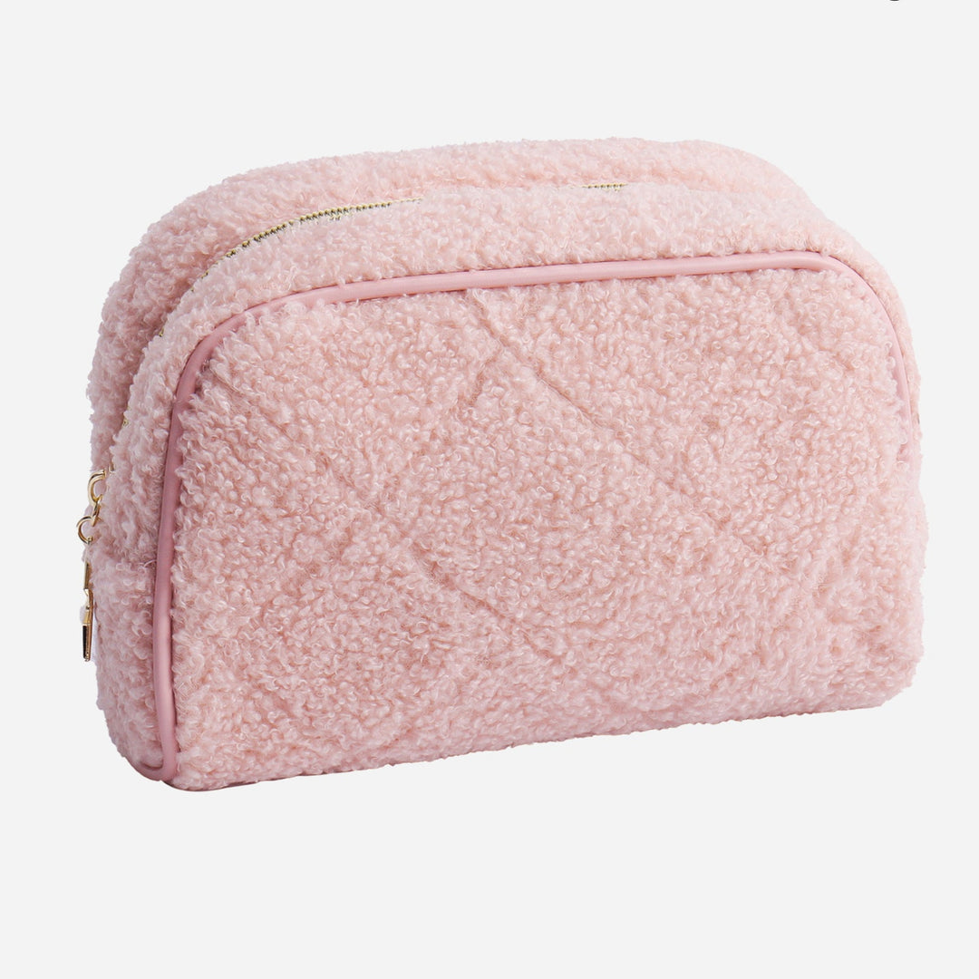 Plush cosmetic bag portable pillow bag storage bag
