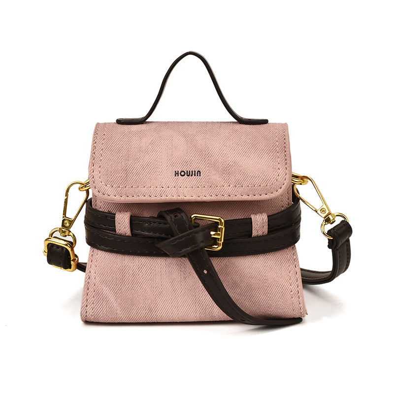 Leopard tie-me mini handbag fashion crossbody bag