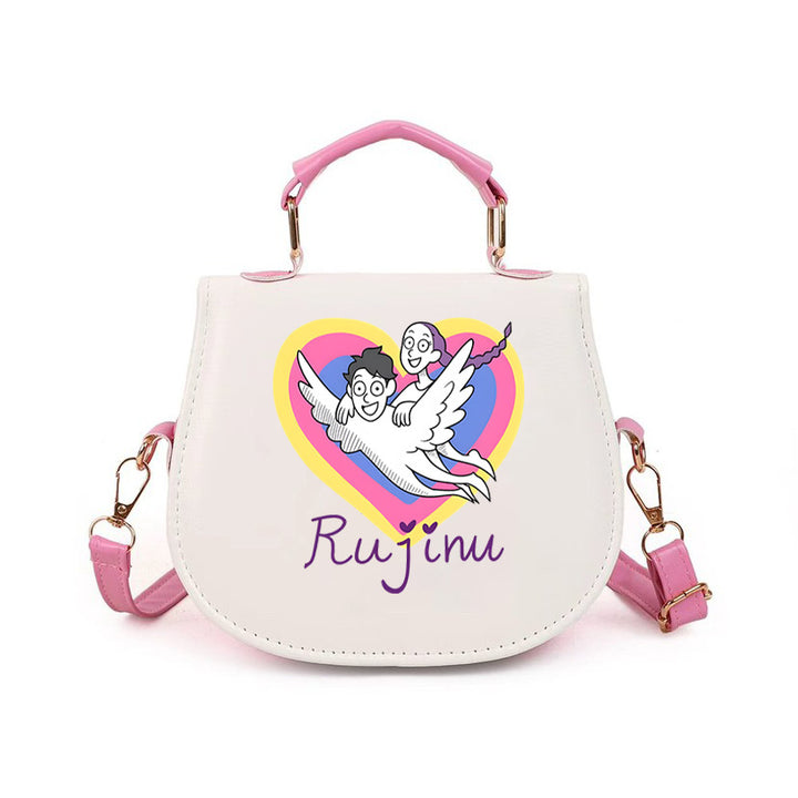 Kpop Demon Hunter small PU handbag shoulder bag-pink