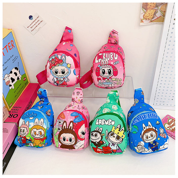Children's labubu Fanny bag cartoon Labubu crossbody bag coin purse