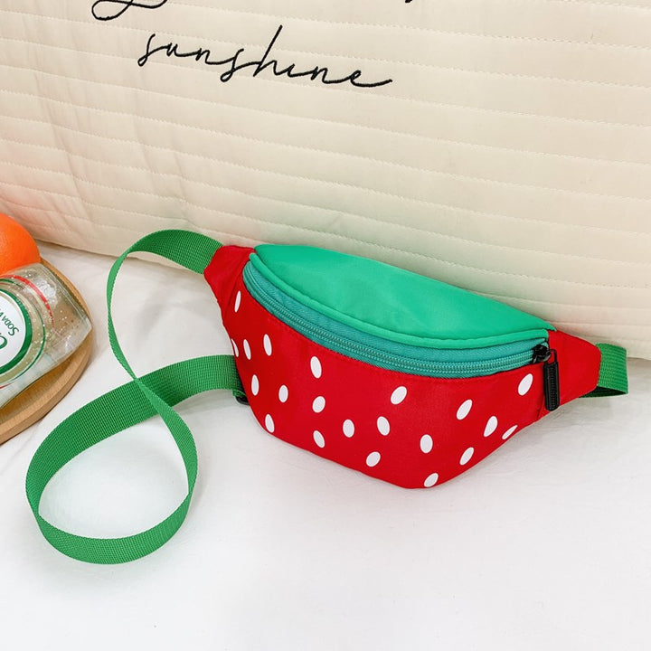 Sweet strawberry chest bag for kids