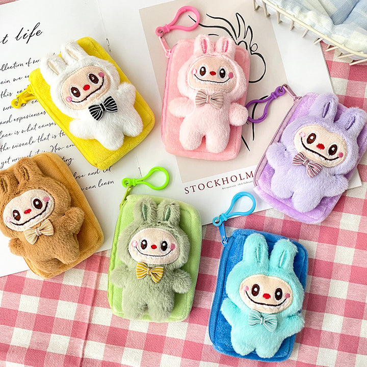 Cute labubu coin purse labubu mini bag pendant
