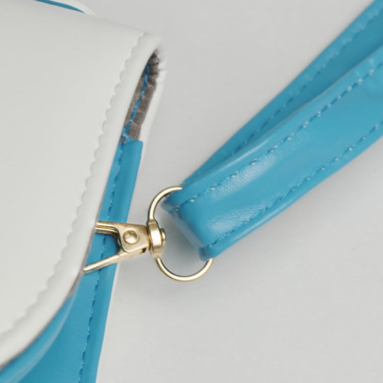 Kpop Demon Hunter small PU handbag shoulder bag-blue