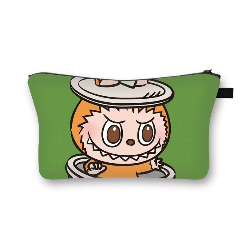 Labubu cosmetic bag portable toiletry bag