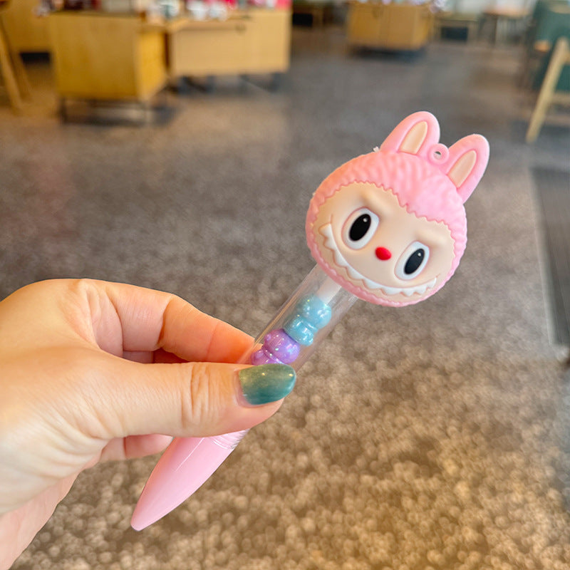 Labubu ballpoint pen with labubu cute patch