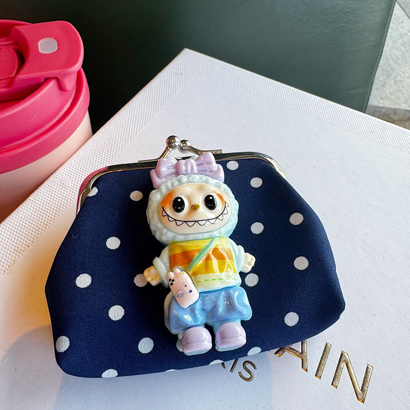 Labubu Polka dot coin purse