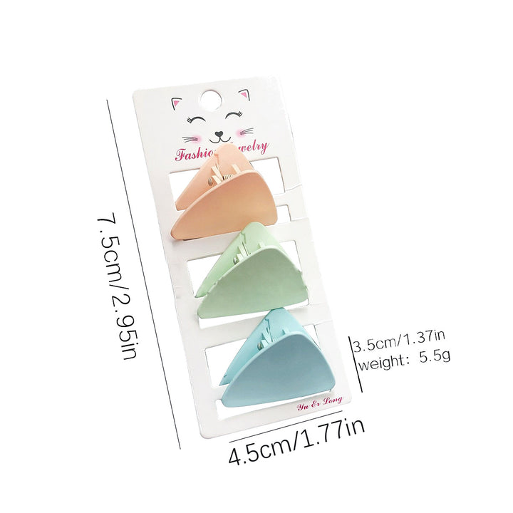 Candy color small clip girls hair clip set