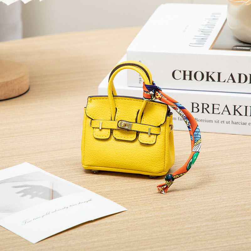Mini Bag Pendant Creative Leather designer Bag Pendant