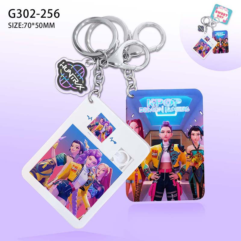 KPop Demon Hunters HUNTR/X Slide Puzzle keychain
