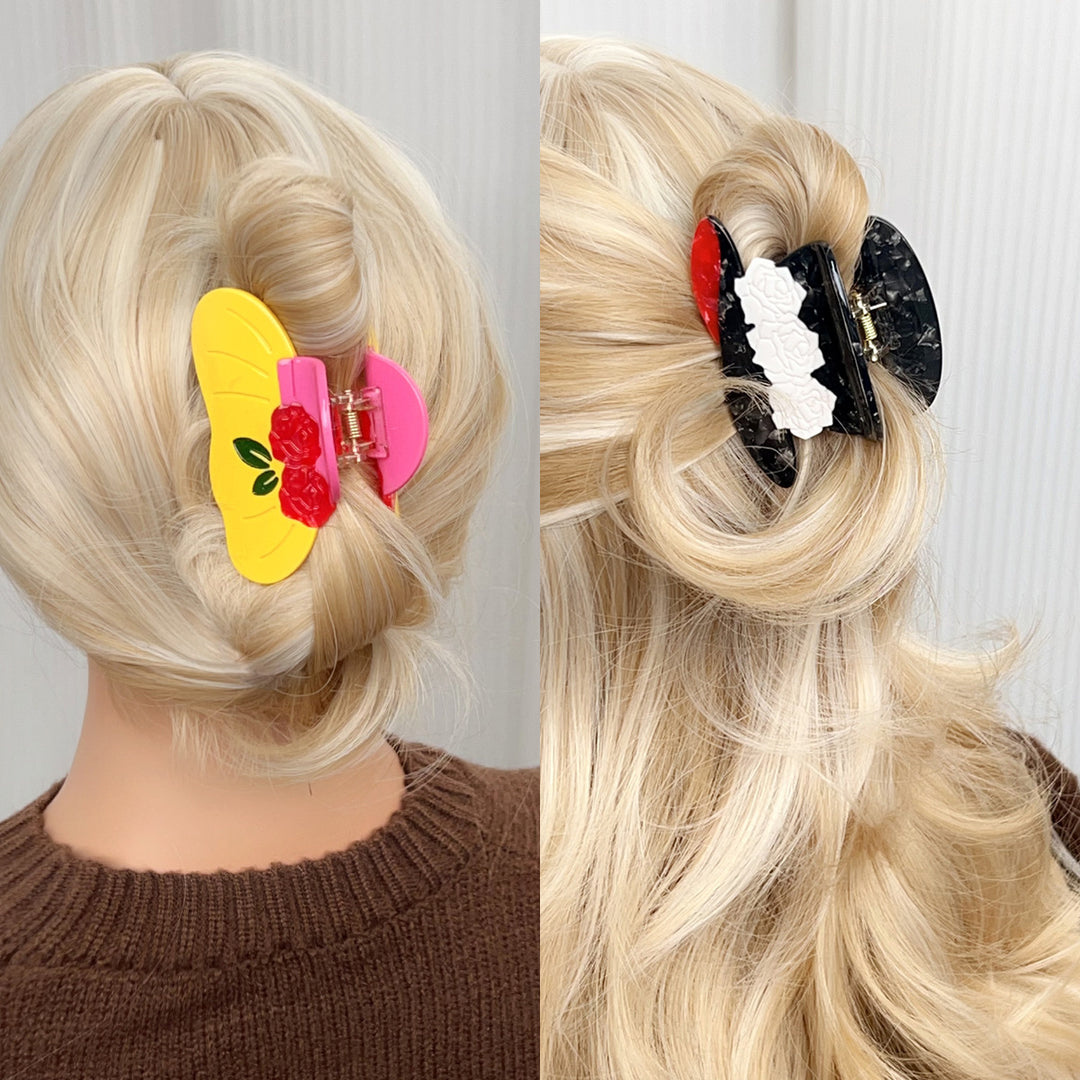 Creative cute hat hair claw clip Childish hair clip