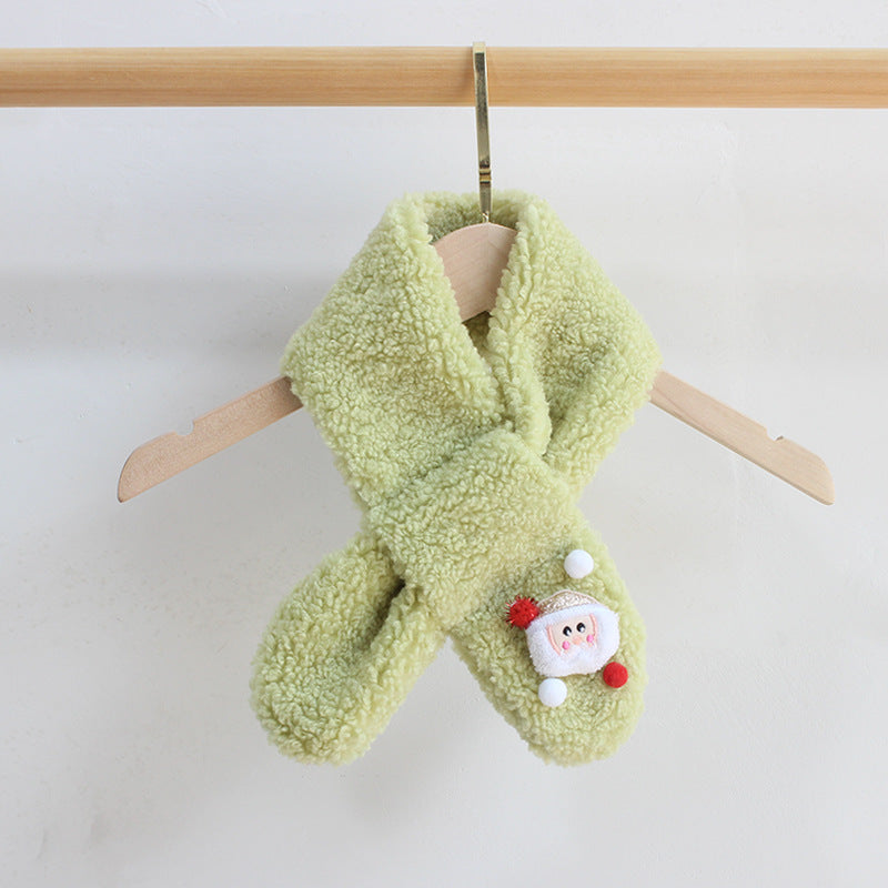 Children's Christmas fleece warm scarf xmas gifts