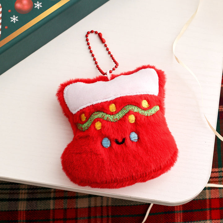 Christmas cute keychain pendant xmas gift