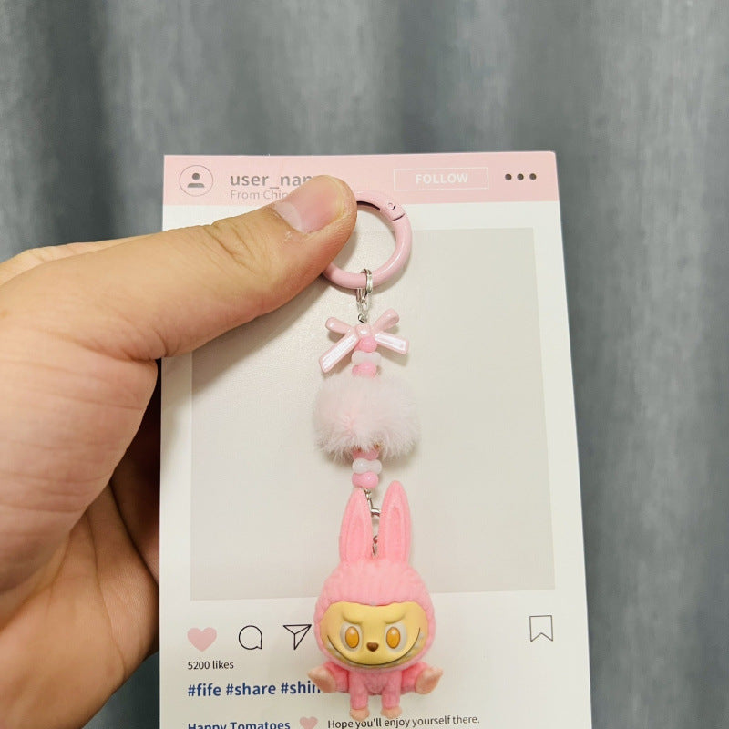 LABUBU Lazy Yoga Series Keychain Blind Box